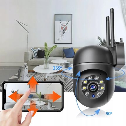 Dvs Kamera Ip Wifi Obrotowa 360° 1920X1080 Do Monitoringu Domu I Biura - zdjęcie 2