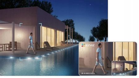 Ezviz Kamera Wifi Ip C8C 4K 8Mpx 360° Podgląd 24/7 Karta Microsd 128Gb - zdjęcie 2