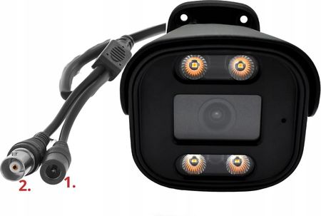 Dvs Zewnętrzna Kamera Tubowa Czarna Analogowa 5Mpx Ultra Hd Analog Tuba - zdjęcie 2