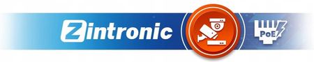 Zintronic Zestaw Monitoring 4 Kamery Poe 4K Ultra Hd 8Mpx Szare Kopułki Detekcja - zdjęcie 2