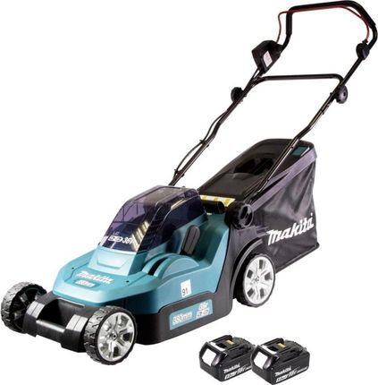 Kosiarka Akumulatorowa Makita Dlm 382 T2 36 V 2X 18 38cm 40 L + Akumulator 5,0 Ah Bez Ładowarki Dlm382T2 - zdjęcie 3