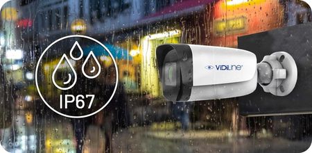 Vidiline Zestaw Monitoringu Ip 4 Mpxz 2 Kamery Vidi-Ipc-54B I Rejestratorem Ip - zdjęcie 3