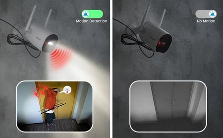 Iegeek Kamera Zewnętrzna Solarna Smart Bezprzewodowa Ip Wifi 2K 3Mpx 4X Zoom - zdjęcie 3