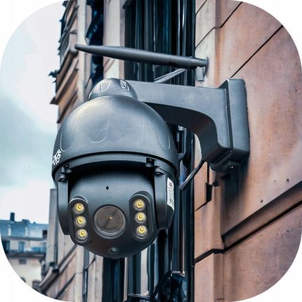 Dvs Czarna Kamera Obrotowa Ip Wifi 4K 8Mpx Sony, 8X Zoom, Autotracking, Ip66 - zdjęcie 5