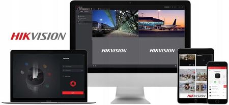 Hikvision Zestaw 4 Kamer Do Monitoringu Ipc-T241H-C Black Zewnętrzne Hilook - zdjęcie 4