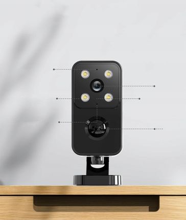 Iegeek 2K 3Mp Kamera Bezpieczeństwa Wi-Fi Zewnętrzna Wodoodporna Kamera - zdjęcie 5
