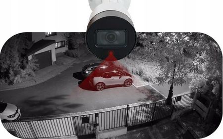 Dvs Zewnętrzna Kamera Kopułka Ip 5 Mpx Poe Onvif Mikrofon Biała Quad Hd - zdjęcie 4