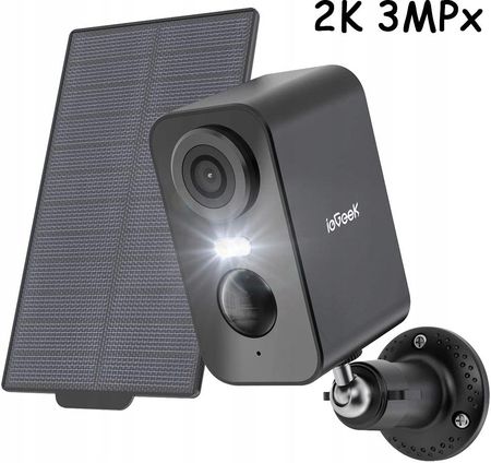 Iegeek Kamera Solarna Zewnętrzna Bezprzewodowa Ip Smart Wifi 2K 3Mpx Full Hd - zdjęcie 5