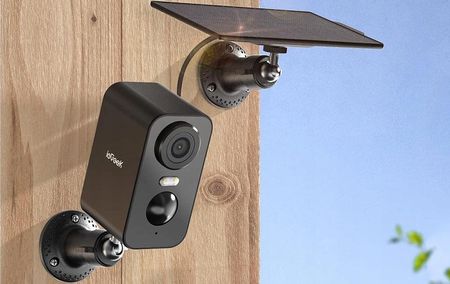 Iegeek Kamera Solarna Zewnętrzna Bezprzewodowa Ip Smart Wifi 2K 3Mpx Full Hd - zdjęcie 2