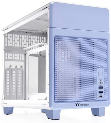 Thermaltake TR100 Hydrangea Blue Mini Tower gamingowa niebieski (TR100HYDRANGEABLUE) - zdjęcie 2
