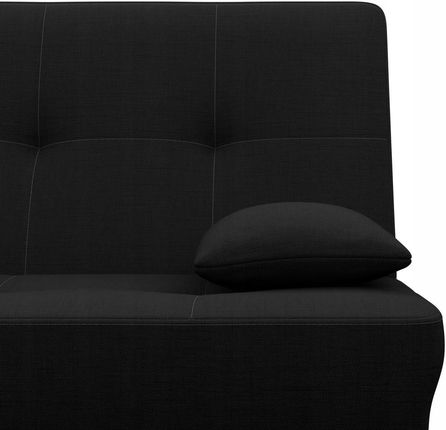 WERSALKA AVENTO Rozkładana z Funkcja Spania Kanapa Sofa WYGODNA CZARNA - zdjęcie 6
