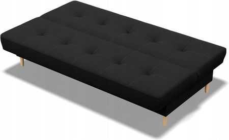 WERSALKA AVENTO Rozkładana z Funkcja Spania Kanapa Sofa WYGODNA CZARNA - zdjęcie 4