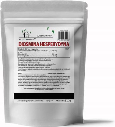 Forest Vitamin Diosmin Hesperidin 60kaps. - zdjęcie 2