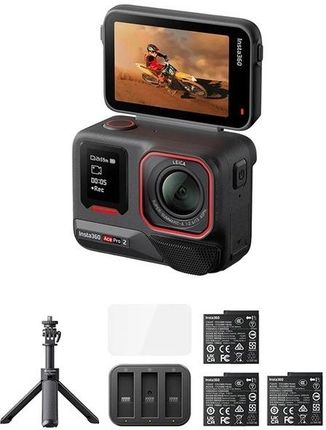 Insta360 ACE PRO 2 Creator Bundle, zestaw, 3 AKU, statyw itp. - zdjęcie 2