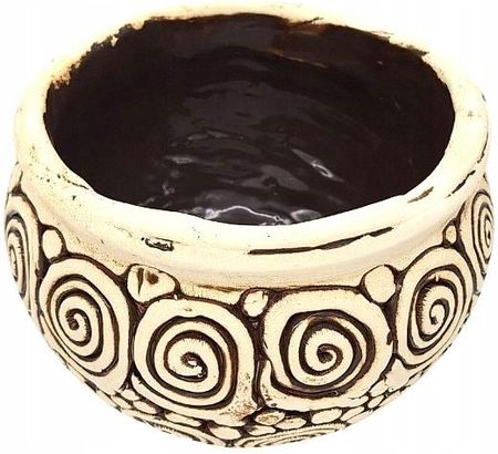 Doniczka Ceramiczna Handmade Kwiatowy Statek. Doniczka Ręcznie Robiona - zdjęcie 2