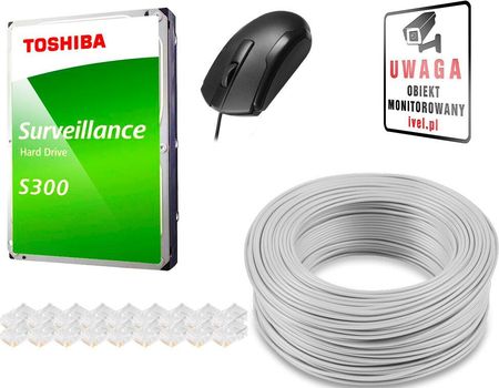 Hikvision Zestaw Do Monitoringu Ip 8X Ds-2Cd1041G0-I/Pl 4Mpx Ir 30M (ZM23155) - zdjęcie 6