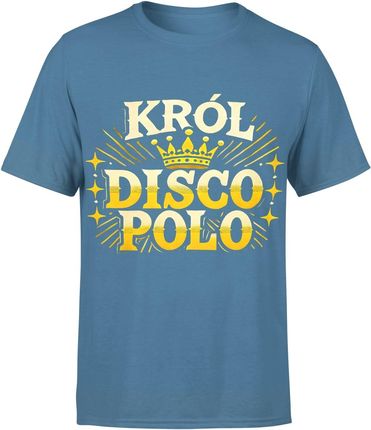 Król Disco Polo Męska koszulka (M, Czarny) - zdjęcie 2