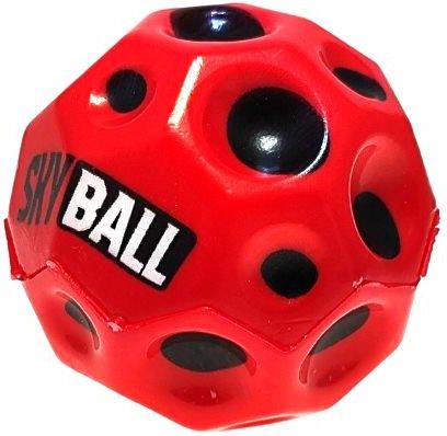 Grafix Piłeczka Sky Ball Meteor Czerwona Wysoko Odbijająca Się - zdjęcie 3