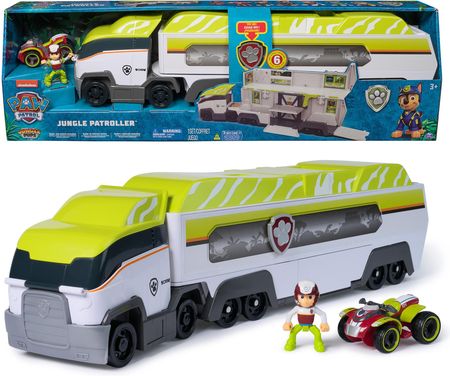 Spin Master - Psi Patrol Zestaw Ciężarówka Patrolowiec Jungle Patroller Z Figurką Rydera + Quad - zdjęcie 5