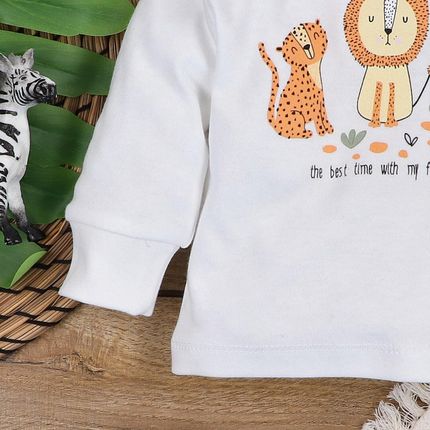 Bluzka niemowlęca z bawełny organicznej - zdjęcie 3