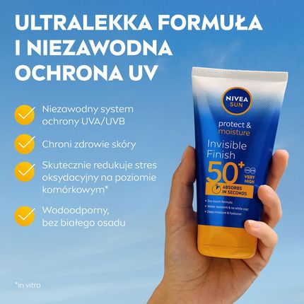 Nivea Sun Nawilżający Balsam Do Opalania Spf50+ 150ml - zdjęcie 2