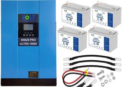 Zdjęcie Zestaw: inwerter solarny SINUS PRO ULTRA 10000 48/230V (5000/10000W) + 4 x akumulator Volt LiFePO4 12V 100Ah (150A) - Zabrze