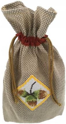 Lniany Worek Handmade 36 cm - Ekologiczny, Trwały, 100% Len, na Prezent - zdjęcie 2