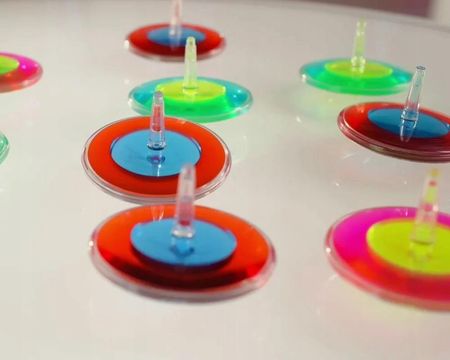 Epee Lawa Sztorm Magiczny Spinner Zielono-Różowy - zdjęcie 2