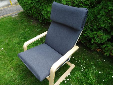 Poduszka Na Fotel Drewniany Ikea Poang Pello Pianka F001 - zdjęcie 2