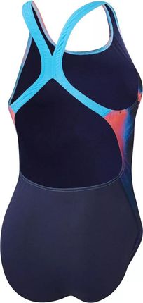 Speedo Damski Strój Kąpielowy Kostium Basenowy Pływacki Plmt Digi Pbk Af - zdjęcie 3