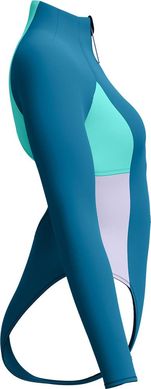 Speedo Damski Strój Kąpielowy L/S Clrblck Zip 1 Pc - zdjęcie 3