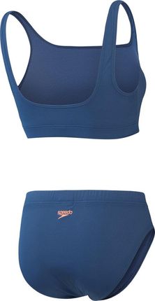 Speedo Damski Strój Kąpielowy Kostium Basenowy Textd Deep U-Bk 2Pc Af - zdjęcie 3