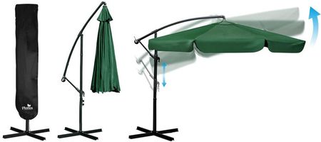 Plonos Parasol Ogrodowy Składany 6 Segmentowy 350Cm Z Pokrowcem Pl 880 488001 - zdjęcie 6
