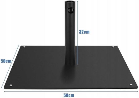 Costway Metalowa Podstawa Do Parasola Ogrodowego 1814297211 - zdjęcie 2
