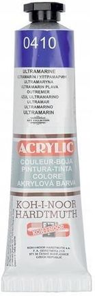 Malarska Farba Akrylowa Do Malowania 40Ml Kolor Ultramaryna Koh-I-Noor - zdjęcie 2