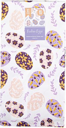 KOMPLET DWÓCH RĘCZNIKÓW KUCHENNYCH FESTIVE EGGS 45X65 CM - zdjęcie 2