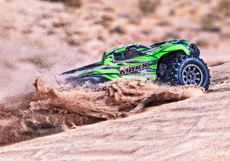 Traxxas Mini Maxx Samochód Zdalnie Sterowany 4Wd 2S Zielony 107154-1 - zdjęcie 4