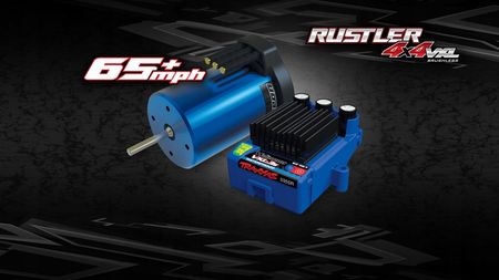 Traxxas Samochód Rc Rustler Ehd 4X4 Vxl 1 10 Wzmocnione Części 67376-4 - zdjęcie 4