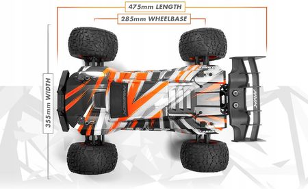 Maverick Auto Zdalnie Sterowane Rc Quantum2 Xt 4X4 1 10 Oświetlenie Led - zdjęcie 6