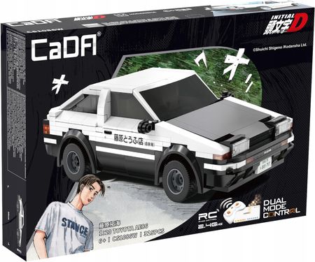 Cada Klocki Konstrukcyjne Białe Zdalnie Sterowany Toyota Ae86 Initial-D Rc C51086W - zdjęcie 5