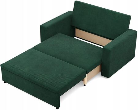 ŁÓŻKO SOFA NEO BUTELKOWA ZIELEŃ KANAPA Wersalka Funkcja Spania POSO SZTRUKS - zdjęcie 3