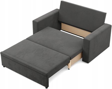 ŁÓŻKO SOFA NEO SZARA KANAPA Wersalka Rozkładana Wygodna Funkcja Spania - zdjęcie 3