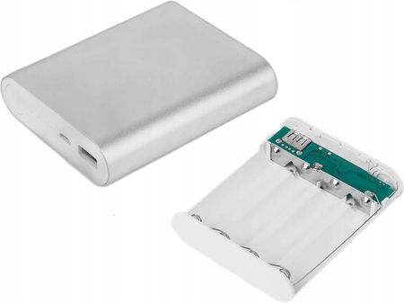 OBUDOWA ALUMINOWA NA OGNIWA POWER BANK 4x 10400 USB - A + USB - C - zdjęcie 3