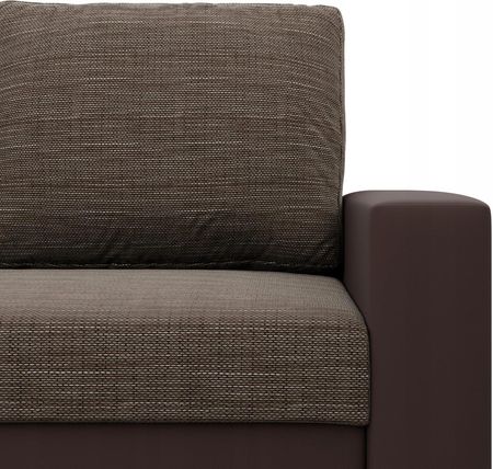 SOFA LUNA BRĄZOWA CAPPUCCINO KANAPA Wersalka Rozkładana FUNKCJA SPANIA - zdjęcie 4