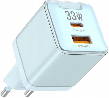 Jellico Eu55 Gan Pd 33W 1X Usb-C 1X Usb Niebieska Jakość - zdjęcie 4