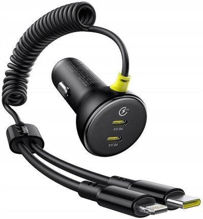 Baseus 60W Usb-C I Kabel Lightning Czarna - zdjęcie 3