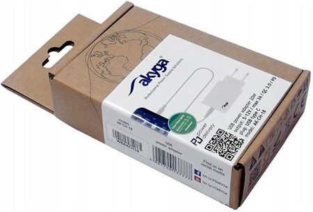 Akyga Zasilacz Stabilizowany Ładowarka Usb-C 230V/5/9/12V 20W Pd Qc3.0 - zdjęcie 3