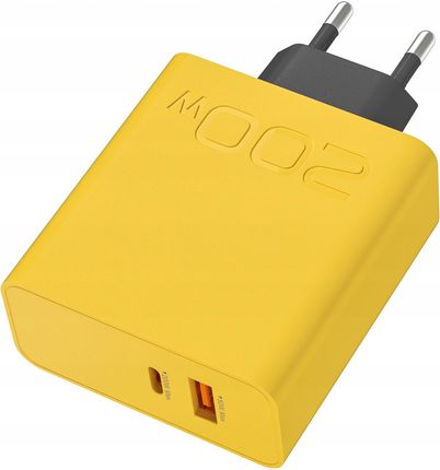 Iron Ładowarka 200W Usb Usb-C 2 Porty Pd Huawei Xiaomi Samsung - zdjęcie 2