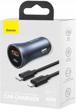 Baseus Usb 40W Mocny Zasilacz Do Zapalniczki - zdjęcie 5