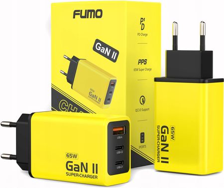 Fumo Do Telefony Szybka 65W Gan Ii Usb 2X Usb-C Pd Qc Mocna - zdjęcie 5